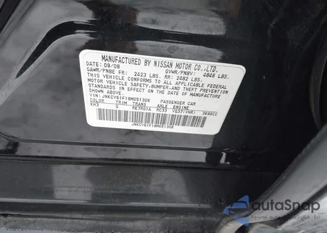 2009 Infiniti G37X z USA, uszkodzony, nr VIN JNKCV61F19M051306